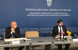 Direktor Fonda Siniša Kukić i dr. sc. Tomislav Ćorić, ministar gospodarstva i održivog razvoja